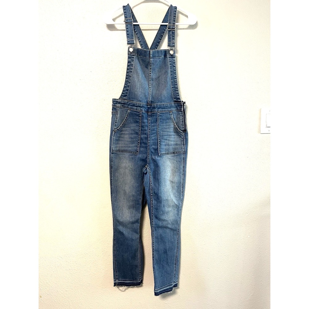 Madewell Overalls Womens M inseam 26" Denim Bib Coveralls Ranch Country Casual